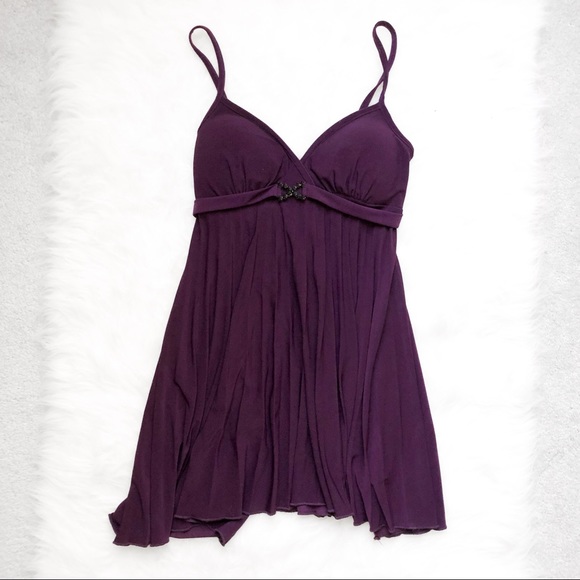🎉SOLD🎉 Forever 21 Purple Going Out Spaghetti Strap Top - Picture 5 of 9